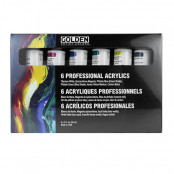 Golden Essentials Heavy Bodied Acrylic Set of 6 x 59ml Tubes